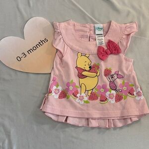Disney - Winnie  the Pooh - baby dress. Size 0-3 months